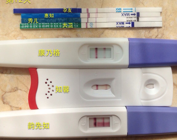 各大验孕试纸品牌