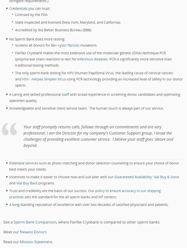 为什么择fairfaxcryobank